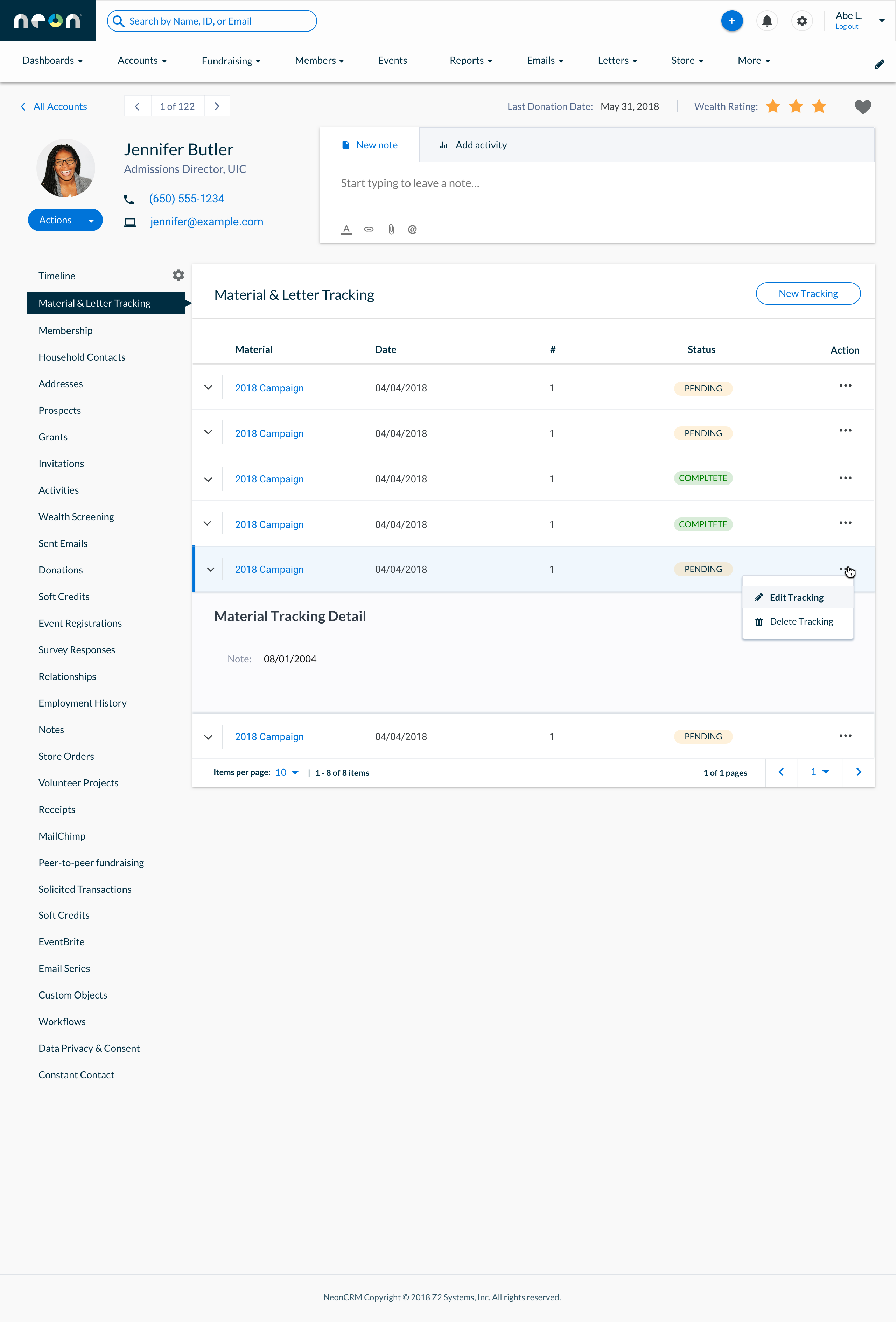 material-letter-tracking-material-tracking-history