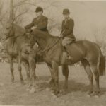 TRHC - Carter brown left - mrs leonard carpenter right - point to point - unknown yr